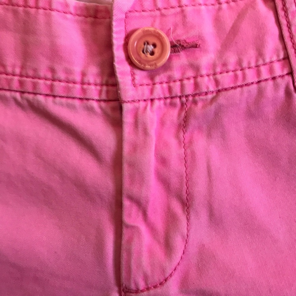 Lilly Pulitzer Cotton Solid Pink Callahan Shorts - Picture 3 of 3